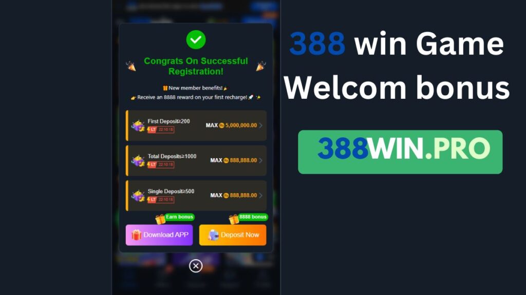 388win login bonus