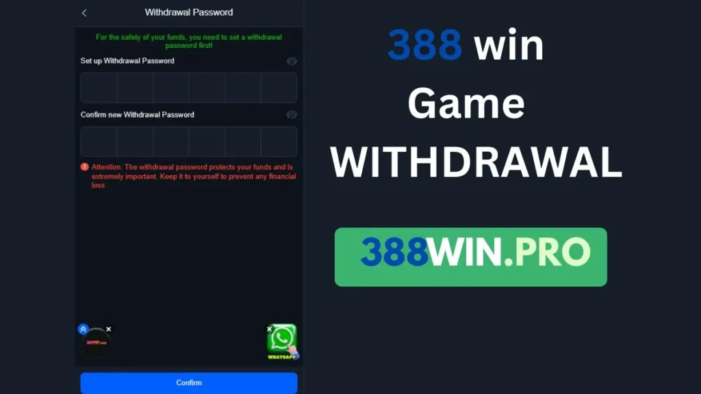 Withdraw Money from 388win Game
