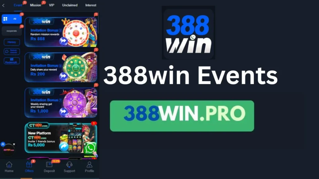 388win Event, Tournament & Special Promotions